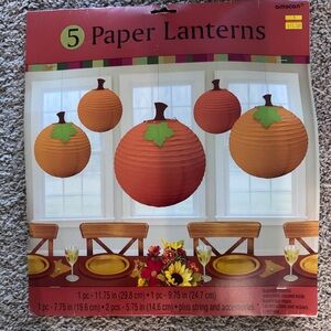 5 Pumpkin Lanterns